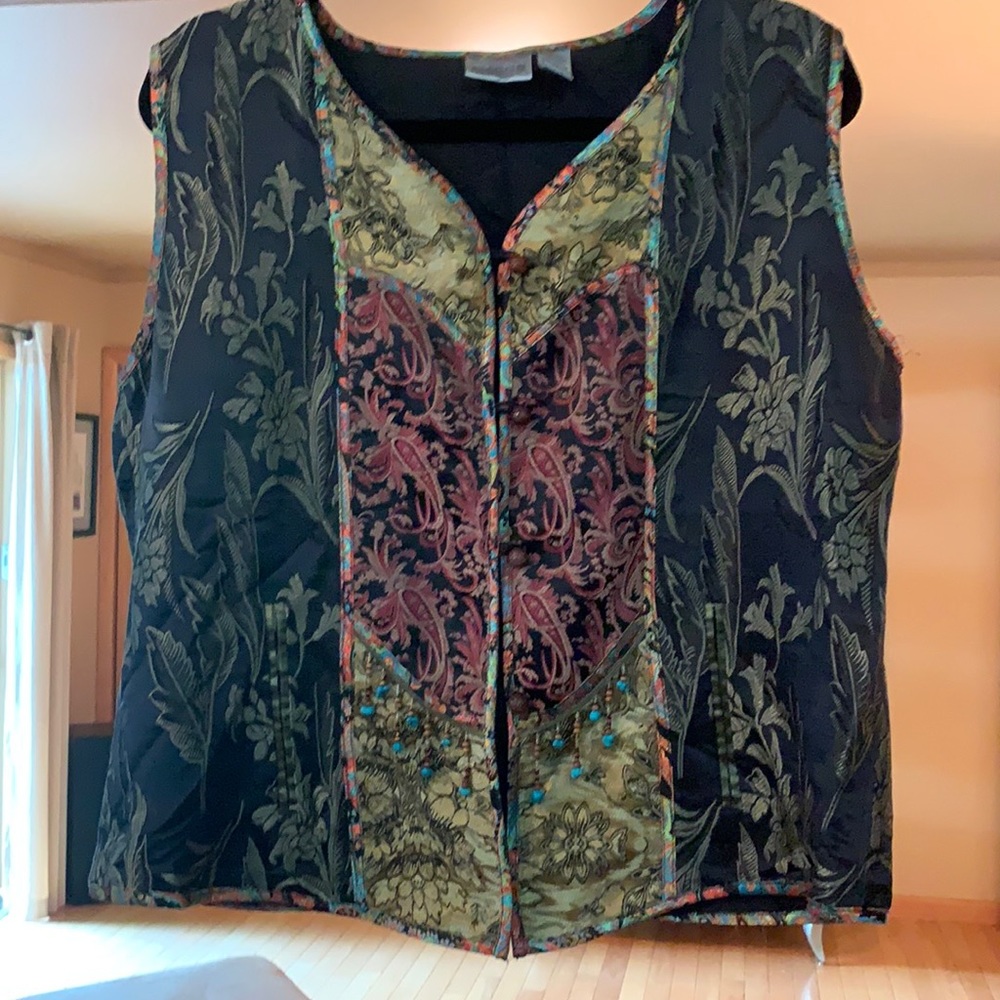 Chico’s paisley vest